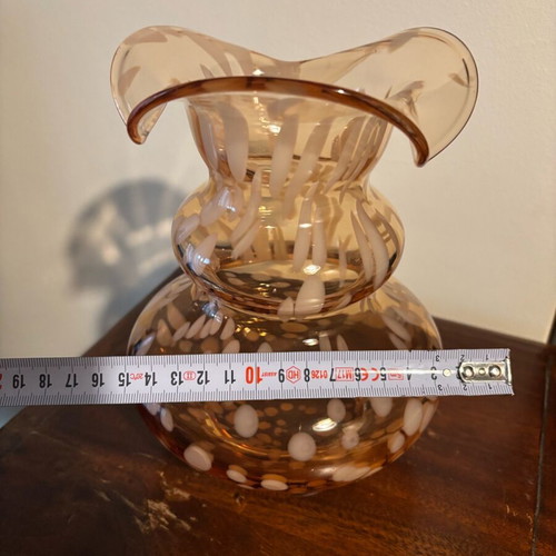 Murano vase handmade in like new condition