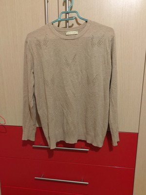 Women's blouse beige used, sizes M/L