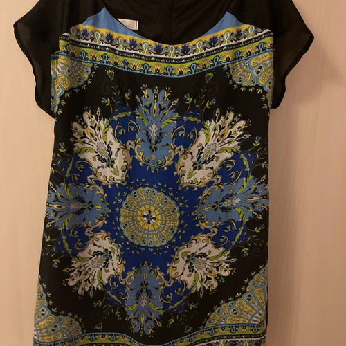 Satin summer dress like new, size L