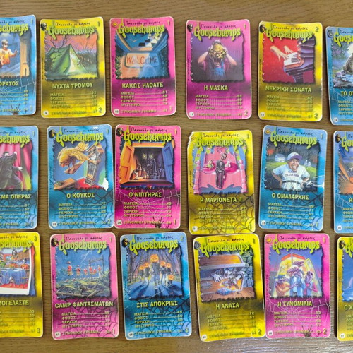 Goosebumps cards used, pack of 30