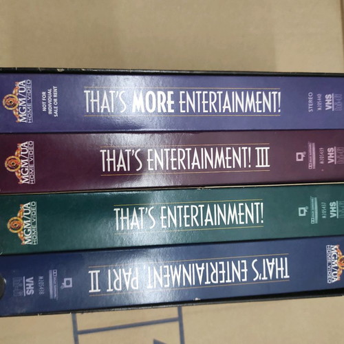 That's Entertainment VHS collection used