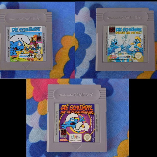 Smurfs Gameboy games very good to like new, set of 3