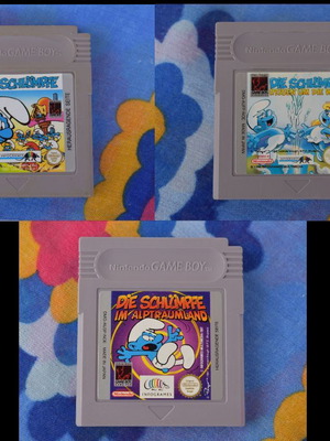 Smurfs Gameboy games very good to like new, set of 3
