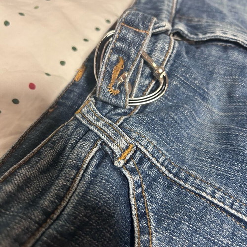 Original D@G denim mini skirt like new, blue, size L