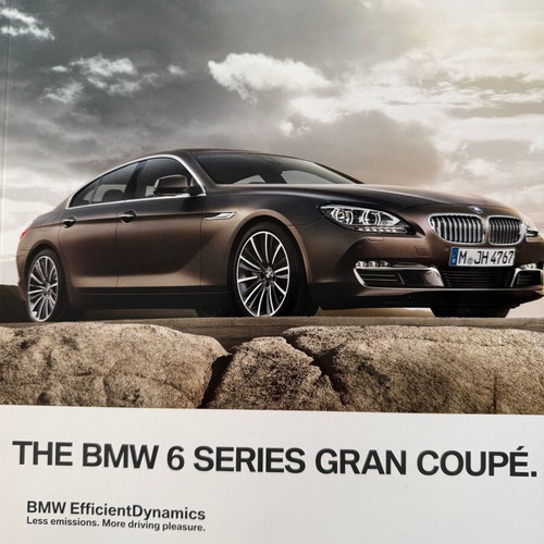 Брошура The BMW 6 Series Gran Coupe 2013 нова