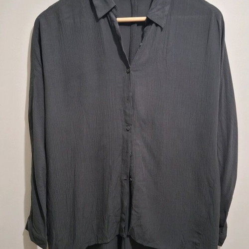 Zara long shirt like new, gray and purple