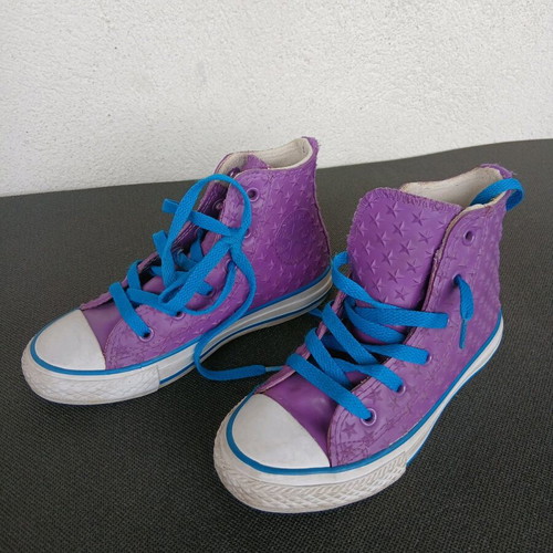 Converse All Star sneakers used, size 30, purple