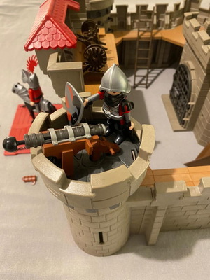 Playmobil Falcon Knights Castle used, missing one flag and cannon