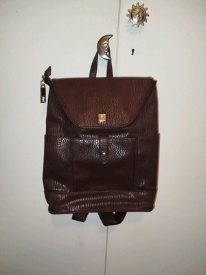 Brown KEM backpack like new