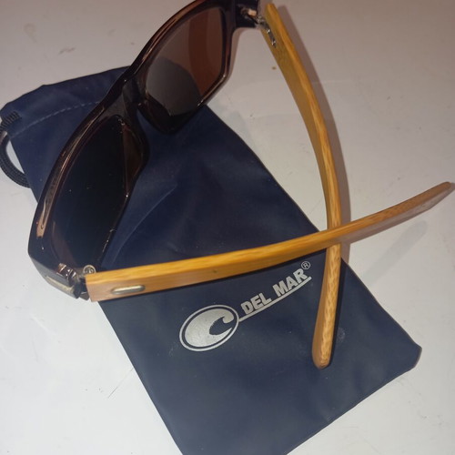 Wooden sunglasses 5119 UV 400 like new, brown lenses