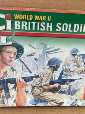 Ertl Esci World War II British Soldiers 50 figures scale 1:72 new