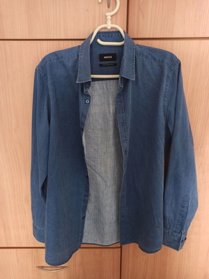 Πουκάμισο Mexx μεταχειρισμένο, μπλε, slim fit, μέγεθος M