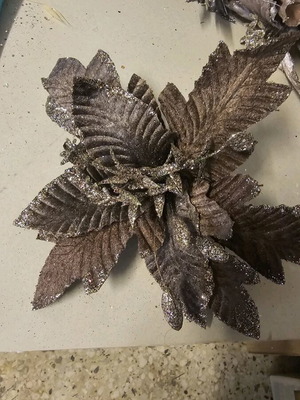 Flowers like new for tree or garland in purple shades