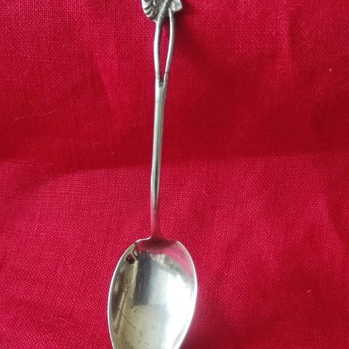 Silver 800 Dessert Spoon and Fork Vintage Set like new