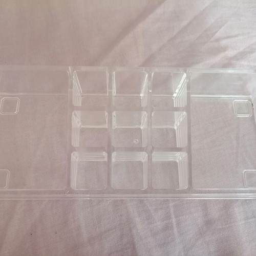 Transparent Plastic Organizer Box new with compartments