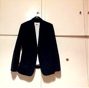 Zara σακάκι κουστουμιού σε μπλε σκούρο small