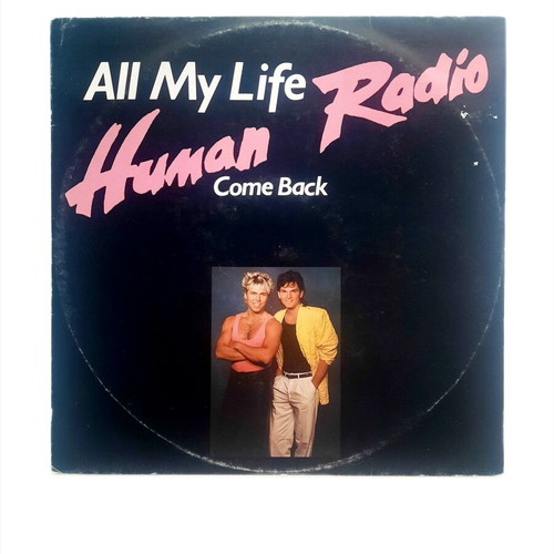 Human Radio All My Life 12" vinyl single used, synth-pop