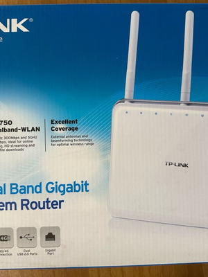 TP LINK VR200 VDSL2 модем рутер