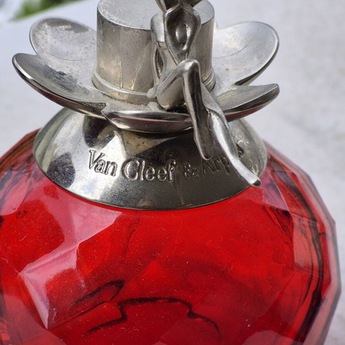 Perfume bottle set used, red shades, standard size, authentic