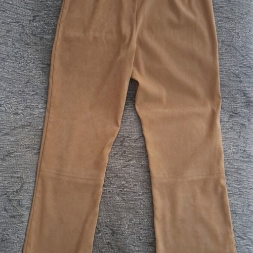 Beige women's pants XS new with velvety feel