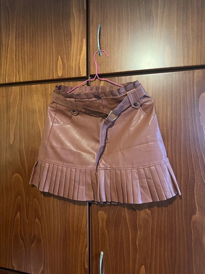 knee length dresses for ladies BERSHKA. Brown stretch textured dress. XS  Hibuy market