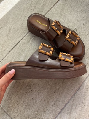 About You Brown Slippers size 39 new