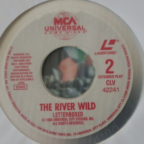 The River Wild LaserDisc like new, action