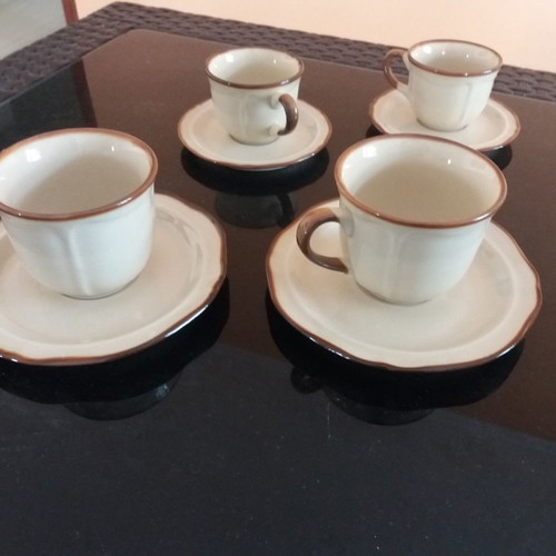 Tea and coffee cups new, set of 6+6