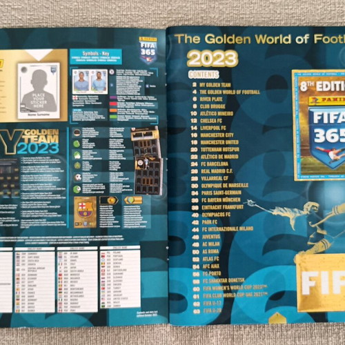 Panini FIFA 365 2023 album like new, completed