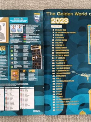 Panini FIFA 365 2023 album like new, completed