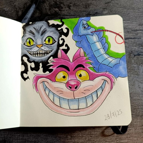 Chester sketch from Alice in Wonderland like new