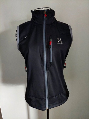 Haglofs women's softshell sleeveless vest black small like new