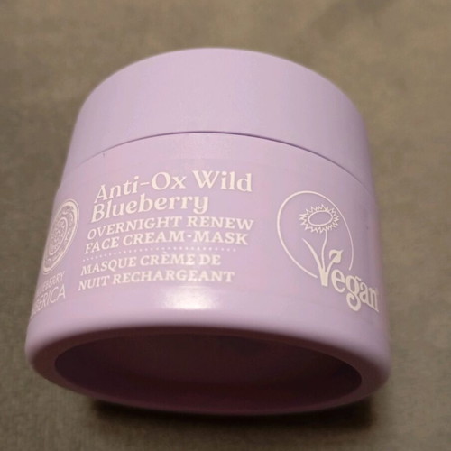 Natura Siberica Anti-Ox Wild Blueberry Overnight Face Cream-Mask 50ml like new
