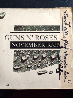 Guns N’ Roses November Rain 12'' Vinyl Maxi Single used, original German pressing