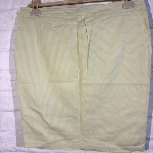 Roberto Cavalli skirt like new, size L, lemon-light green