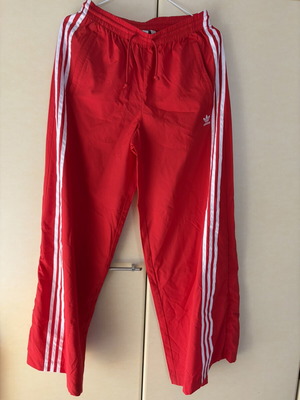 Adidas tracksuit new, adjustable height elastic, red, size S