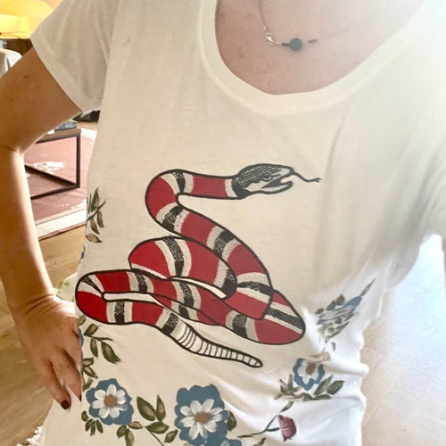 Gucci Snake T Shirt size XL, slim fit