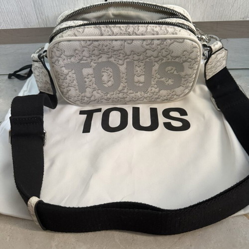 Tous small crossbody bag like new, black and white