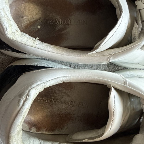 Alexander McQueen shoes unisex size 41 used, black and white sneakers