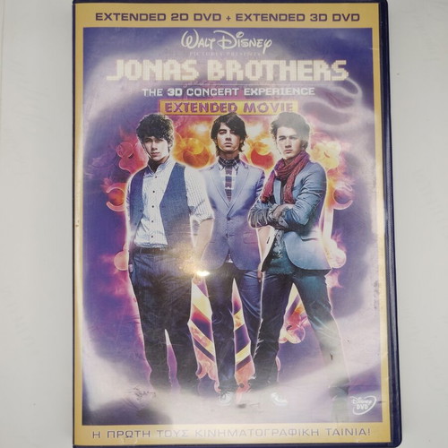 Jonas Brothers The 3D Concert Experience Extended Movie 2xDisc DVD