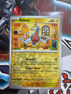 Rotom Reverse Holo Destined Rivals Pokemon card