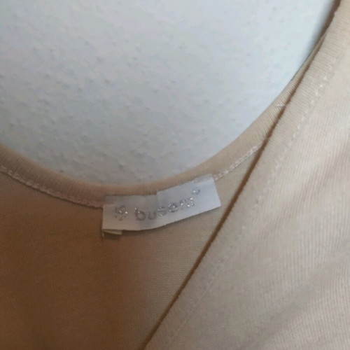 Makó blouse with lace detail on back, beige, like new, size S