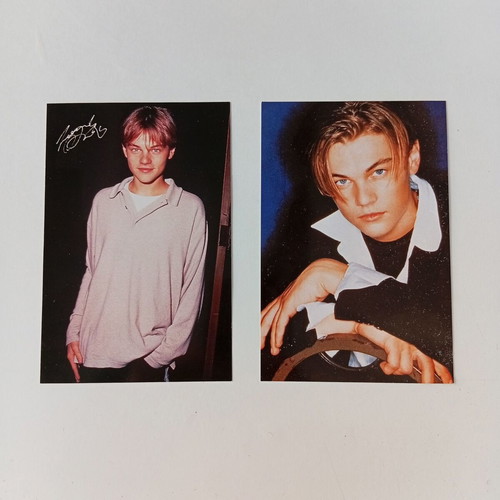 Leonardo Di Caprio cards set of 2, new