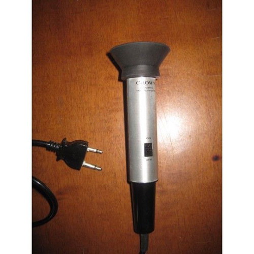 Vintage Crown Dynamic Mini Microphone used from Japan