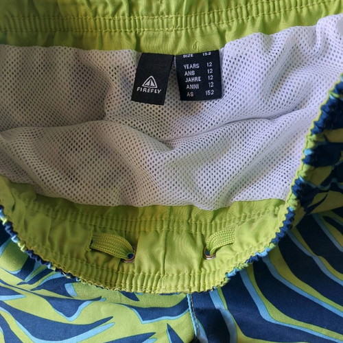 Firefly boys' swim shorts used, 152 cm, 12 years, blue-green