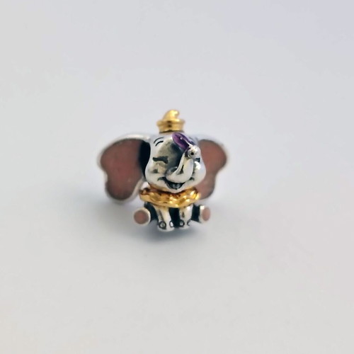 Charm Disney Dumbo silver S925 new with enamel detail