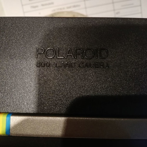 Polaroid 600 Land Camera Lightmixer camera used