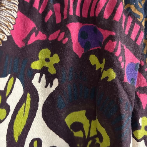 Desigual cotton dress used, colorful, size L