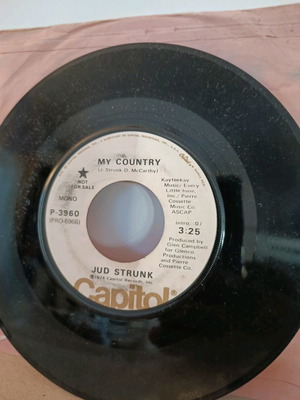 45rpm δίσκος Jud Strunk My country μεταχειρισμένος, καλή κατάσταση