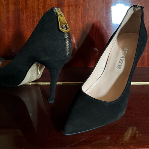 Sagiakos pumps new, leather, black, size 39